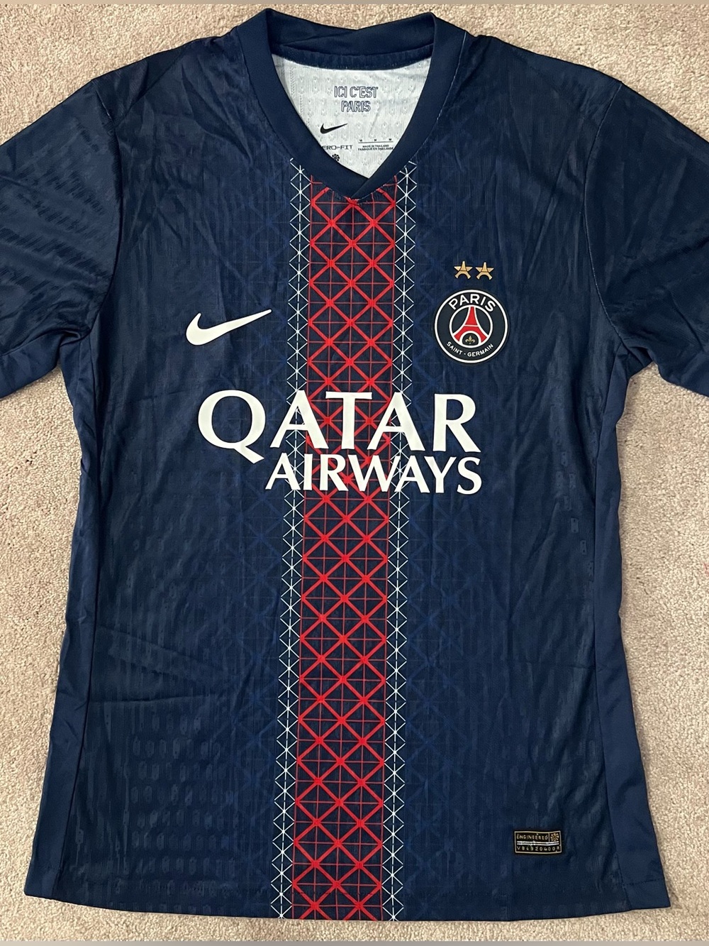 Nike paris home kit 25/26 player version M